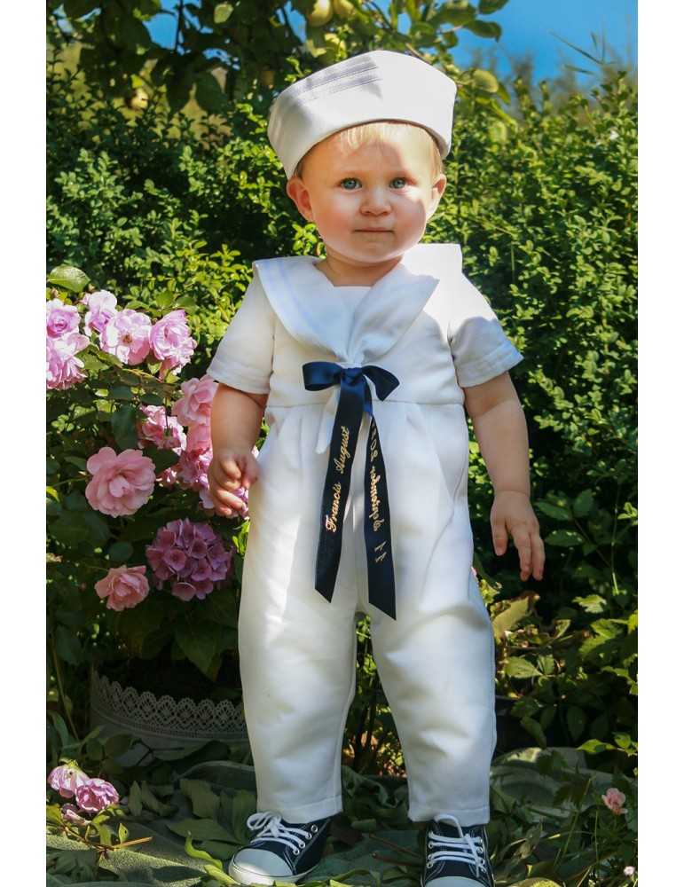 Dopklänning i lin för flickor Dopklänning i lin för flickor